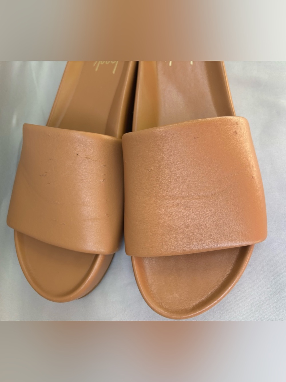 beek Women's Camel Slide Sandals Size 9 - Picture 5 of 11